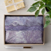 Decoupage Victoriaans Southern Lady Parasol Lila Tissuepapier (Geschenk)