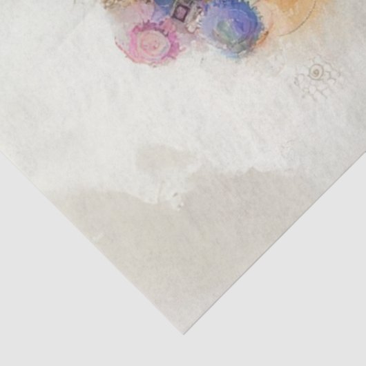 Decoupage Victoriaans-tijdperk Mode Futuristische  Tissuepapier (Detail)