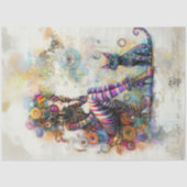 Decoupage Victoriaans-tijdperk Mode Futuristische  Tissuepapier (Voorkant)