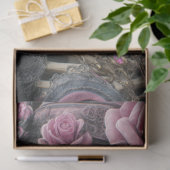 Decoupage Victoriaanse Gotische Skelet Tissuepapier (Geschenk)