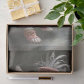 Decoupage Victoriaanse Whimsical Roze Konijn Vinta Tissuepapier (Geschenk)