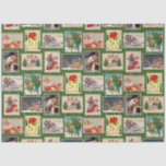 Decoupage Vintage Christmas Briefkaart Tissuepapier<br><div class="desc">Briefkaart Dit kleurrijke kersttissuepapier heeft 8 prachtige,  vintage kerstkaarten gerangschikt op de top van een feestelijke,  paarse achtergrond met sneeuwvlokken. Deel leuke,   vakantie afbeeldingen met je vrienden en familie. Ideaal voor decoupage projecten voor de feestdagen.</div>