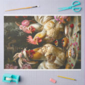 Decoupage Vintage Elegante Kippensoiree Theepartij Tissuepapier (Craft)