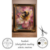 Decoupage Vintage Hommel Bloem Meubelkunst Tissuepapier