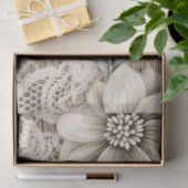 Decoupage Vintage Kant en Houten Textuur Tissuepapier (Geschenk)