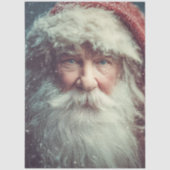 Decoupage Vintage Santa Claus Portrait  Tissuepapier (Voorkant)