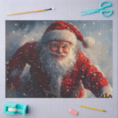 Decoupage Vintage Santa Saint Nick Tissuepapier (Craft)