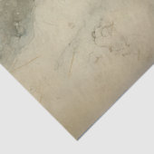 Decoupage Vintage Santa Sleigh Postcard  Tissuepapier (Detail)