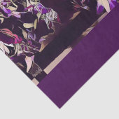  Decoupage Violet Flowers Custom artwork Tissuepapier (Detail)