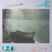 Decoupage Vist bootreflecties op het water Tissuepapier (Craft)