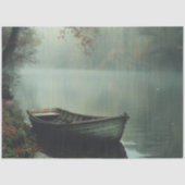 Decoupage Vist bootreflecties op het water Tissuepapier (Voorkant)