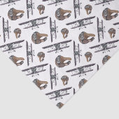 Decoupage  Vliegtuig Verjaardag Weefsel Papier (Detail)