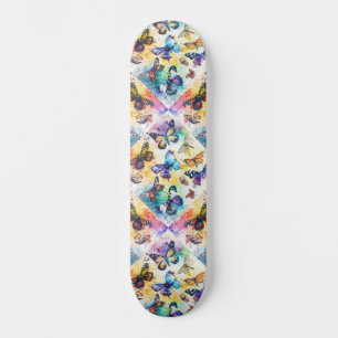 Decoupage Vlinder Collage Skateboard geïnspireerd
