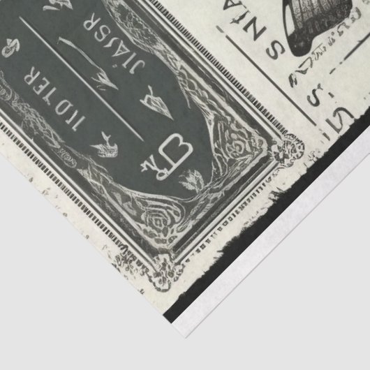 decoupage vlinder ivoor roze artiest tissuepapier (Detail)