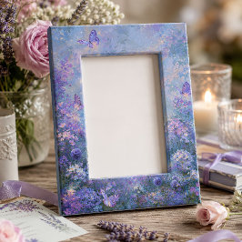 Decoupage Vlindermeentje met sprankelende lavendel Tissuepapier