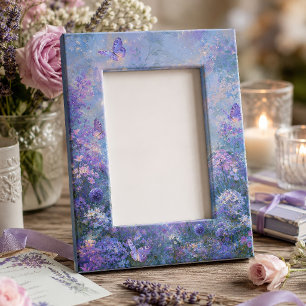 Decoupage Vlindermeentje met sprankelende lavendel Tissuepapier