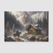 decoupage voor berghutten tissuepapier (Voorkant)