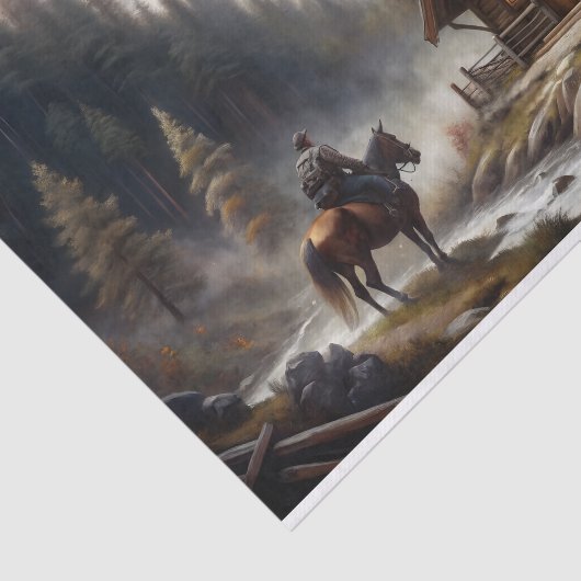 decoupage voor berghutten tissuepapier (Detail)