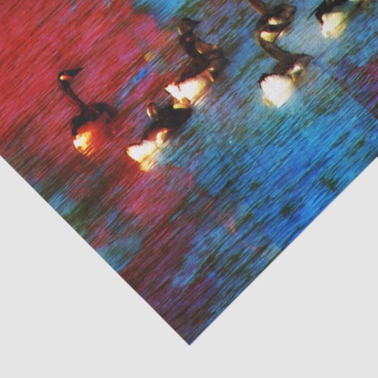 decoupage voor Canadese ganzen Tissuepapier (Detail)