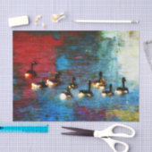 decoupage voor Canadese ganzen Tissuepapier (Craft)