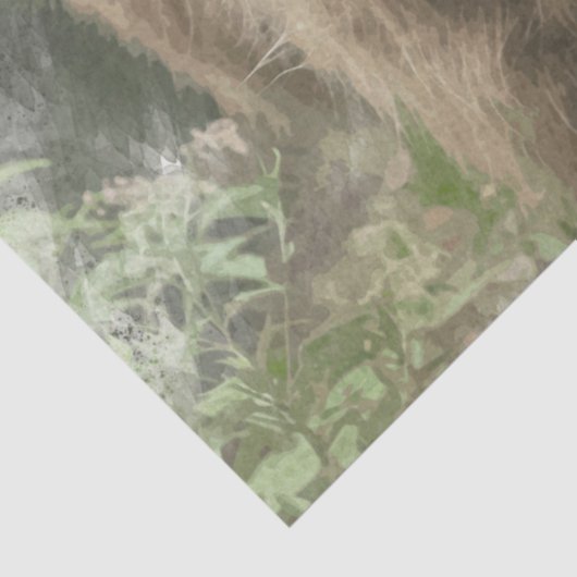 Decoupage voor Coo Tissue Highland Tissuepapier (Detail)