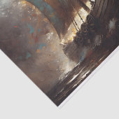 decoupage voor de drakenscheepvaart tissuepapier (Detail)