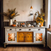 decoupage voor de herfstscène tissuepapier