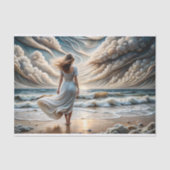 decoupage voor de oceaanvisserij tissuepapier (Voorkant)