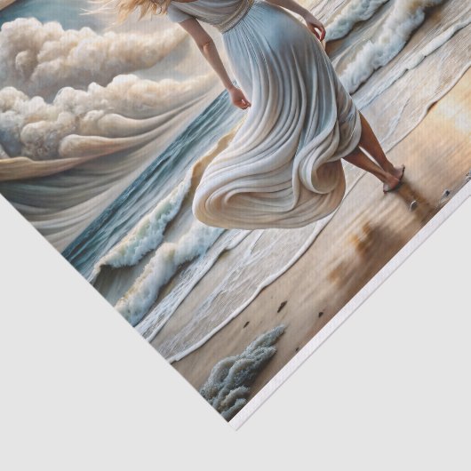 decoupage voor de oceaanvisserij tissuepapier (Detail)