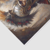 decoupage voor de Romeinse centurie Tissuepapier (Detail)