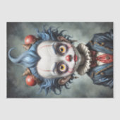 Decoupage voor donkere carnavalsartiesten tissuepapier (Voorkant)