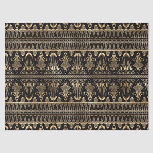 Decoupage voor Gold en Black Art Tissuepapier (Voorkant)