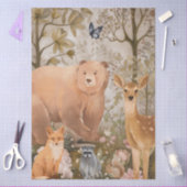 decoupage voor grote bosdieren tissuepapier (Craft)