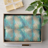 Decoupage voor grote oceaanlandingen voor schelpen tissuepapier (Geschenk)