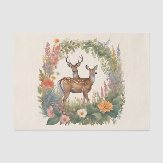 Decoupage voor huisdierherten tissuepapier (Voorkant)