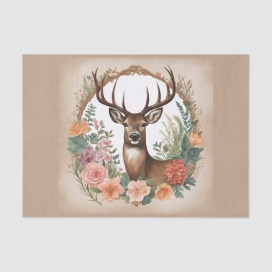 Decoupage voor huisdierherten tissuepapier (Voorkant)