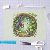 decoupage voor liefhebbers van Schattigee vleermui Tissuepapier (Craft)