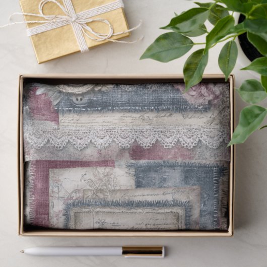 Decoupage voor London & Lace Tissuepapier (Geschenk)