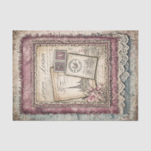 Decoupage voor London & Lace Tissuepapier