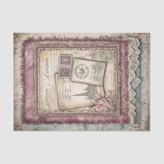 Decoupage voor London & Lace Tissuepapier (Voorkant)