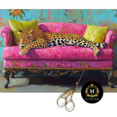 Decoupage voor luipaardkatten tissuepapier