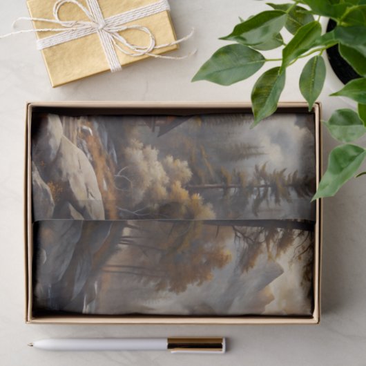 Decoupage voor Mountain Cabin Retreat Tissuepapier (Geschenk)