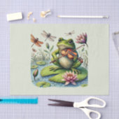 decoupage voor Schattigee kikkerliefhebbers Tissuepapier (Craft)