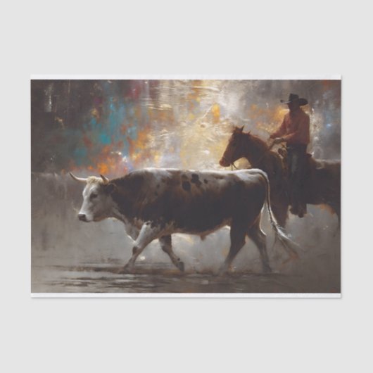 Decoupage voor veehouderij tissuepapier (Voorkant)