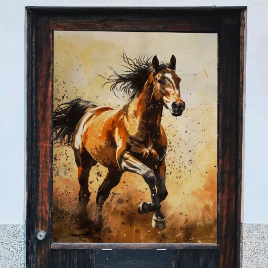 decoupage voor wilde jonge paarden tissuepapier