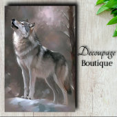 decoupage voor winterliedjes tissuepapier