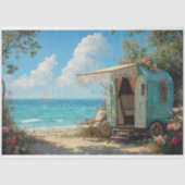 decoupage voor zigeunerkaravanen tissuepapier (Voorkant)