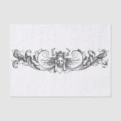 Decoupage voor zwart-wit kunstdecodesign tissuepapier (Voorkant)