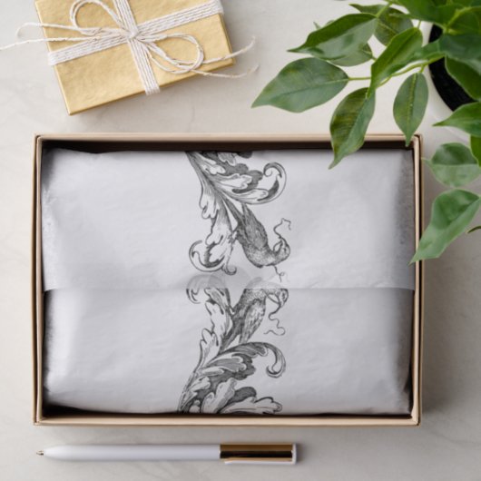 Decoupage voor zwart-wit kunstdecodesign tissuepapier (Geschenk)