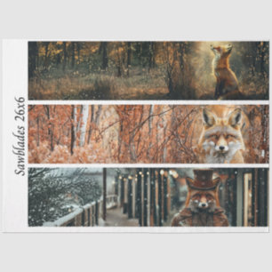 Decoupage Vos Bos Scènes Handzaag Panelen Tissuepapier